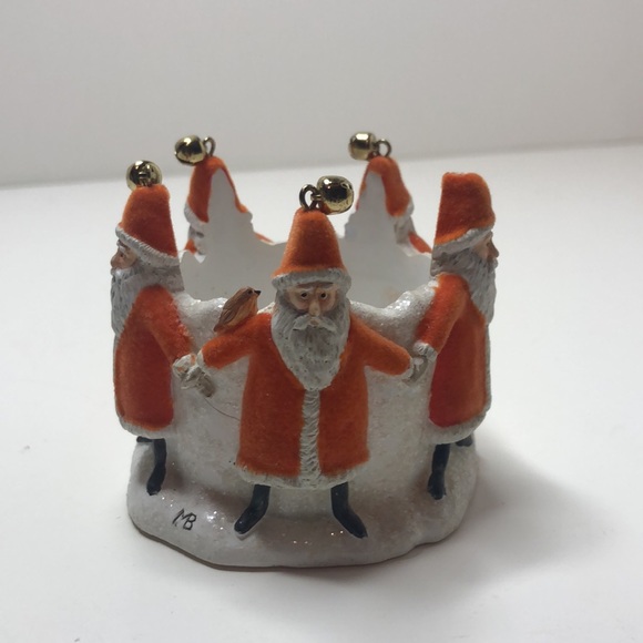 Hallmark Nature’s Sketchbook Marjolein Bastin Santa Votive Candle Holder - Picture 2 of 6